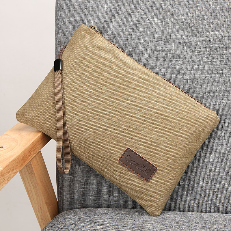 Flap Bag Envelope - Bolso de mano con cremallera de