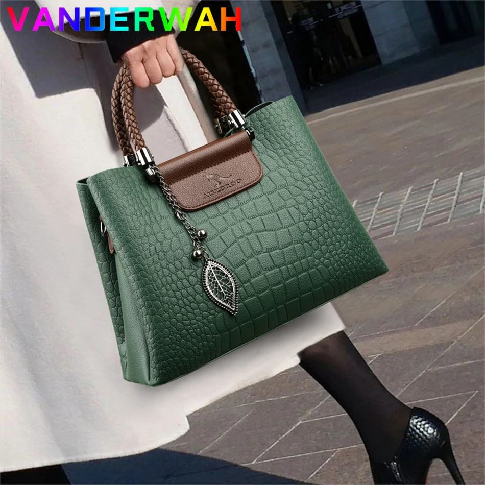Women'S Kangaroo Bags - Bolso cruzado de cocodrilo de 3