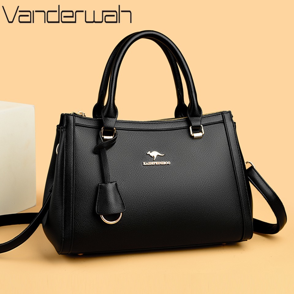 Women'S Kangaroo Bags - Bolso de Mano de Cuero Sintético