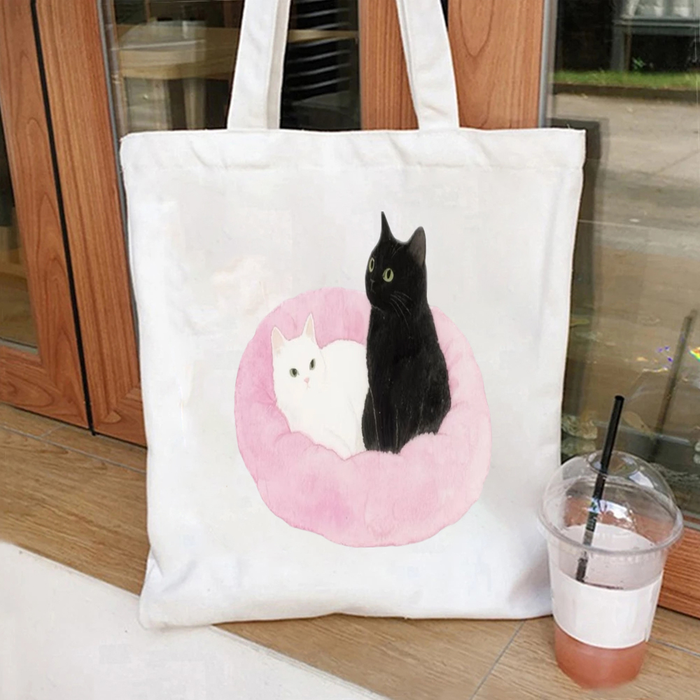 Shopper Tote Canvas - Bolso de mano de lona con