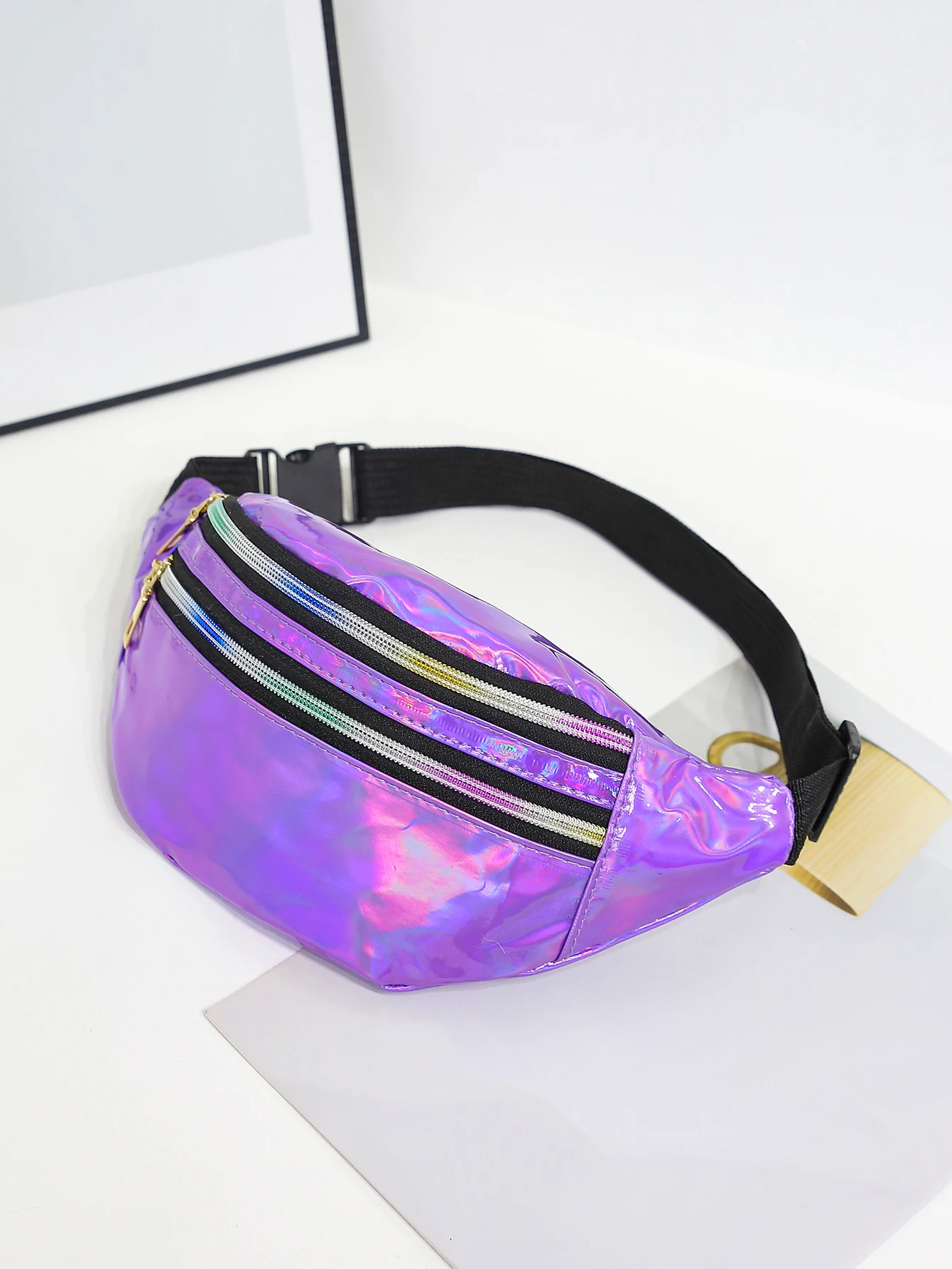 Women'S Bum Bags - Riñonera láser para mujer, bolso cruzado,