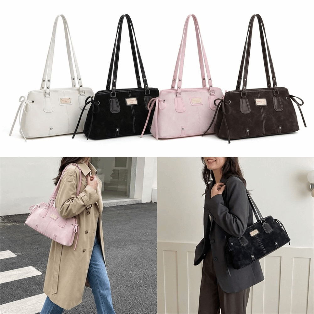Top Handle Structured - Bolso Tote Minimalista de Piel Sintética