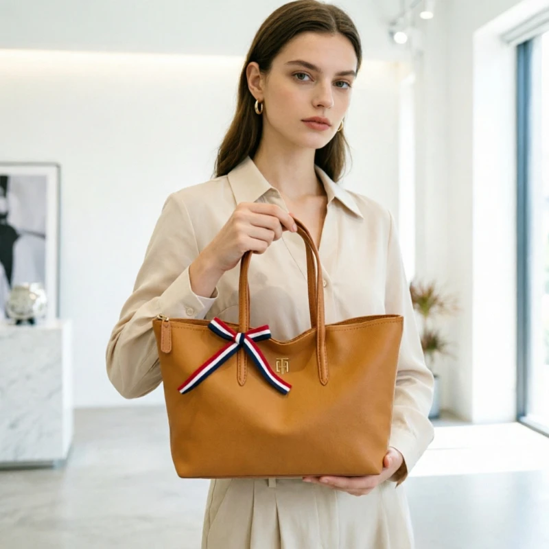Women Bags Popular Brands - Bolso de Mano de Cuero para
