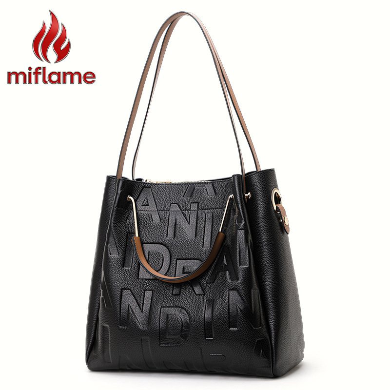 Top Handle Structured - Bolso de Hombro para Mujer, Lujo