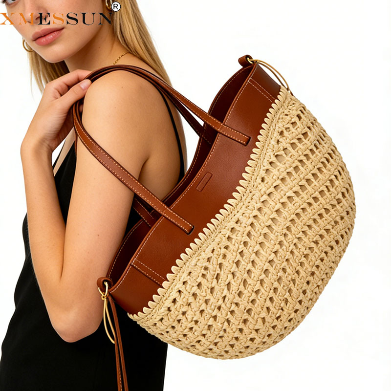 Women Bags Jw Pei - XMESSUN - Bolso Tote de Paja