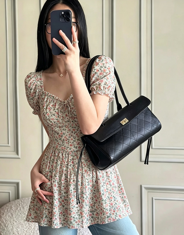 Top Handle Structured - CLAREGQI 2026 Nuevo Bolso de Hombro