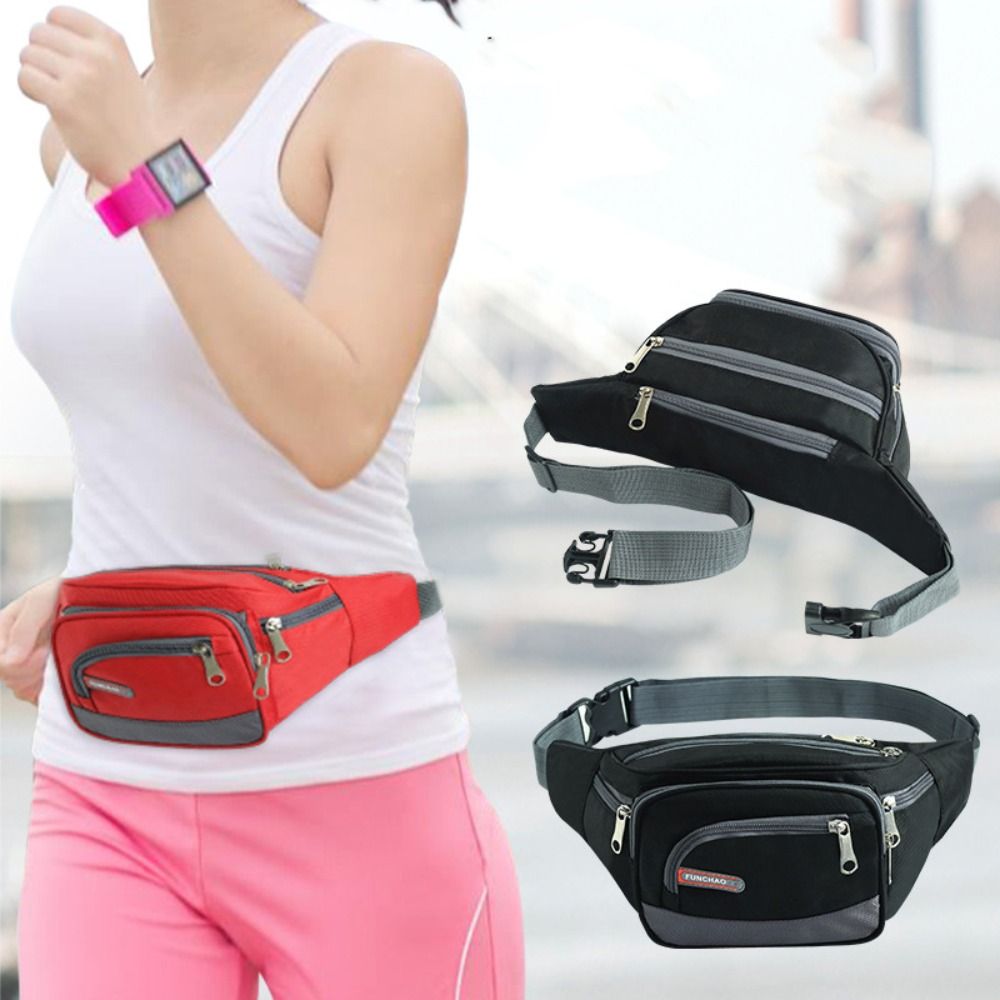 Women'S Bum Bags - Riñonera informal multicapa para mujer, bolsa