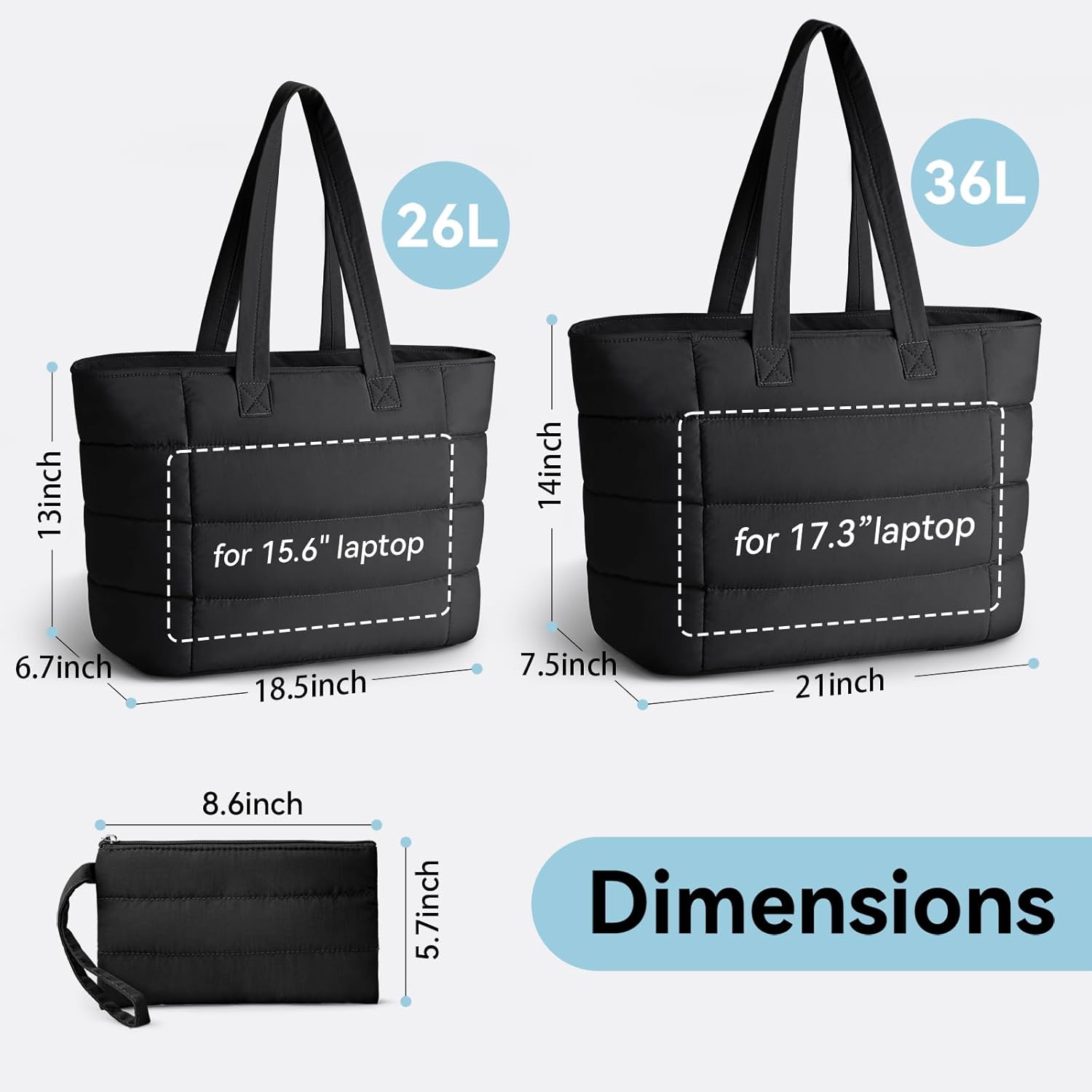 Bolso Tote Acolchado para Muje - Women Bags Work reseña y precio
