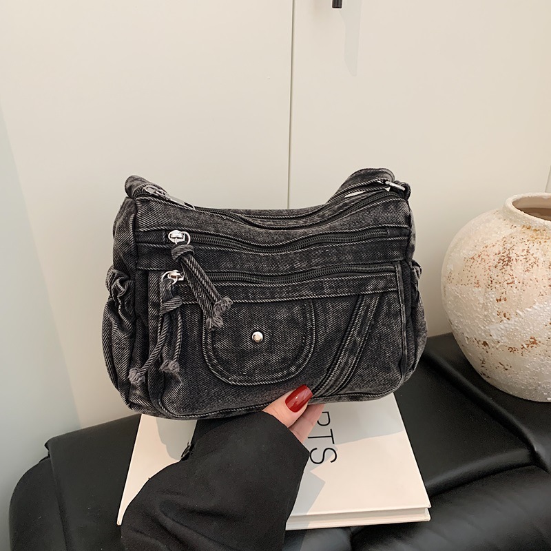 Bolso de mezclilla azul retro  - Women Bags Zadig reseña y precio
