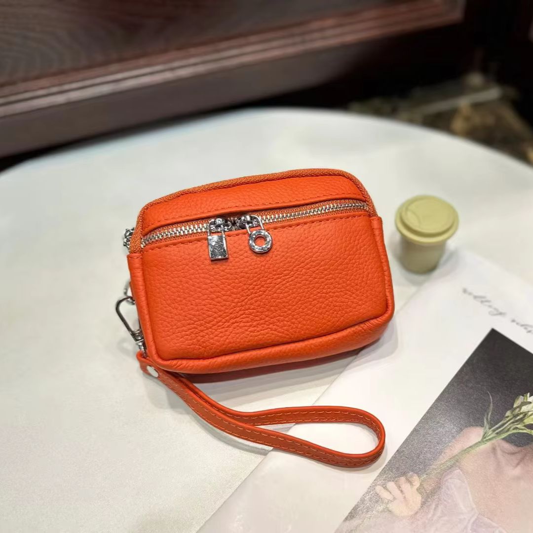 Tarjetero de Cuero Genuino con - Women'S Bags Top 10 reseña y precio