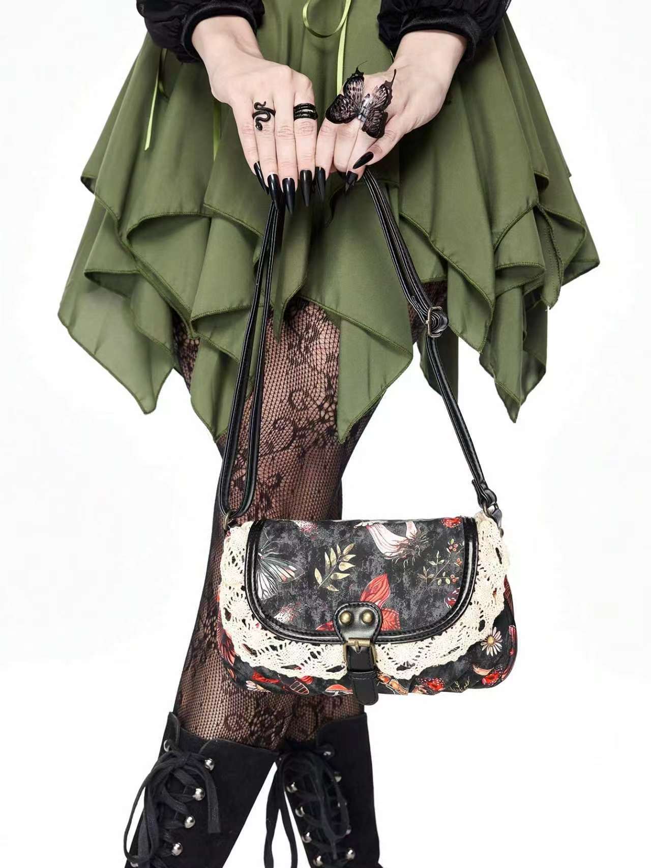 Bolso de Lona con Encaje Flora - Women Bags Zadig reseña y precio