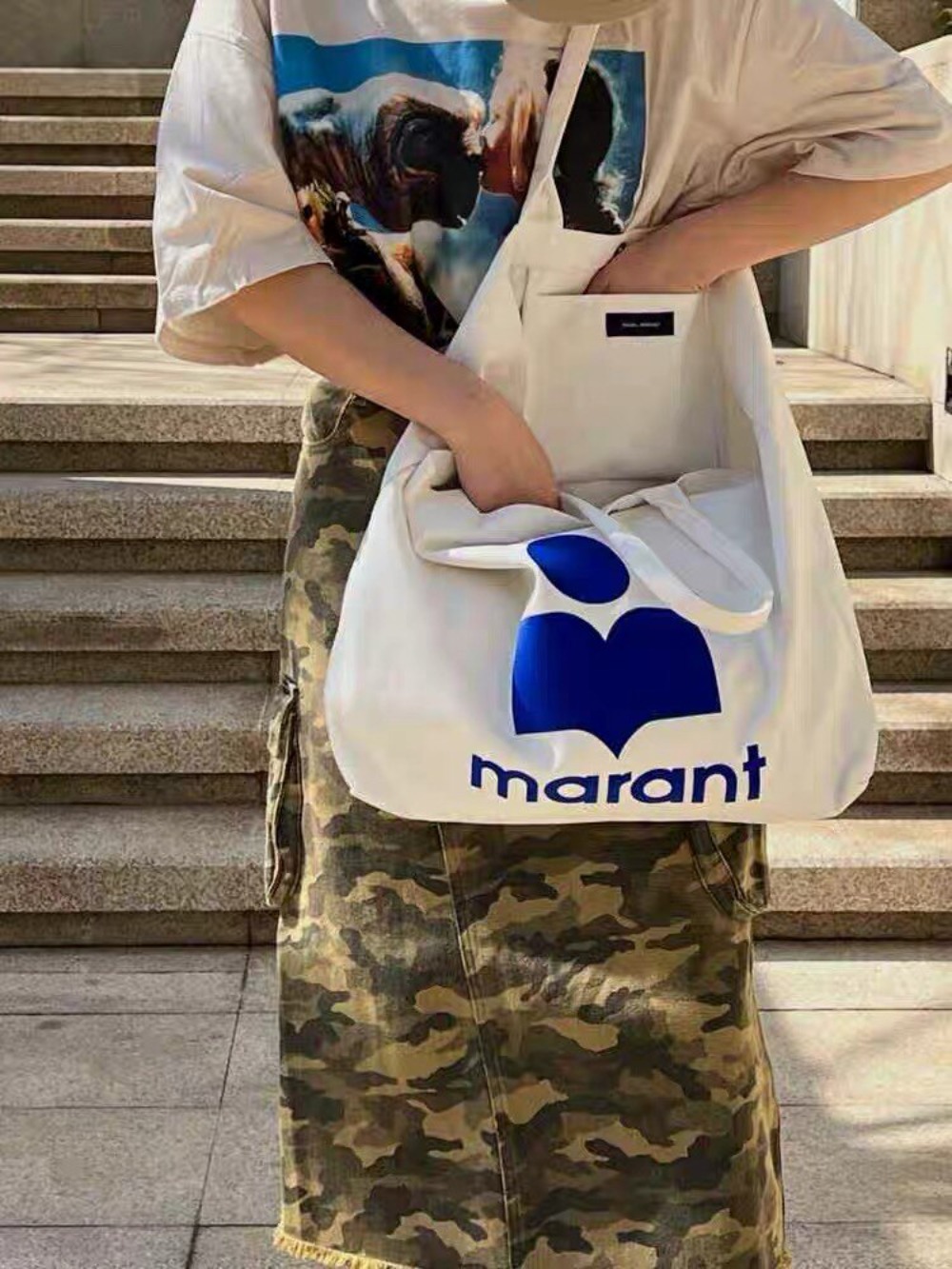 Bolso de Lona Marina Coreano d - Shopper Tote Canvas reseña y precio