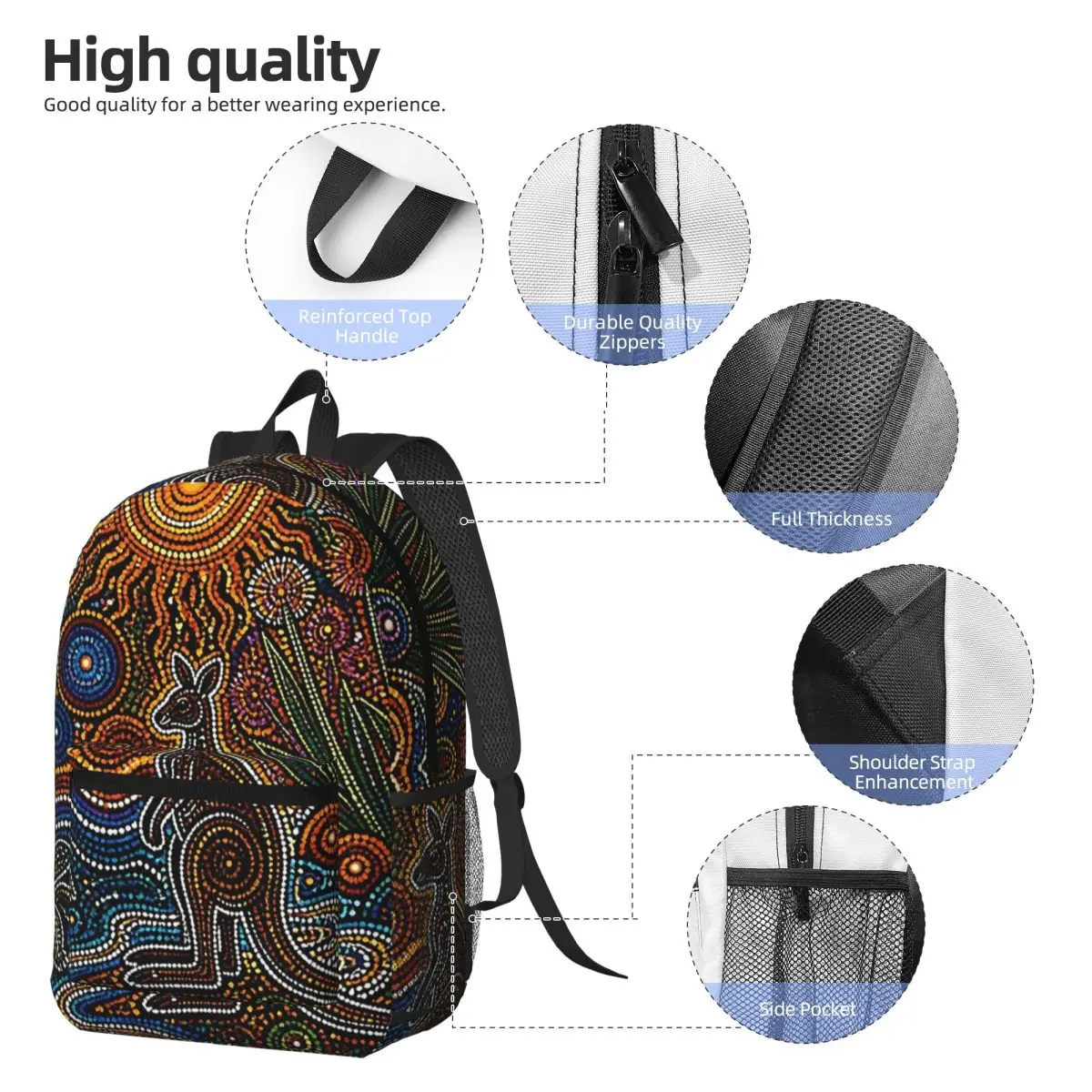Mochila aborigen australiana a - Women'S Kangaroo Bags reseña y precio