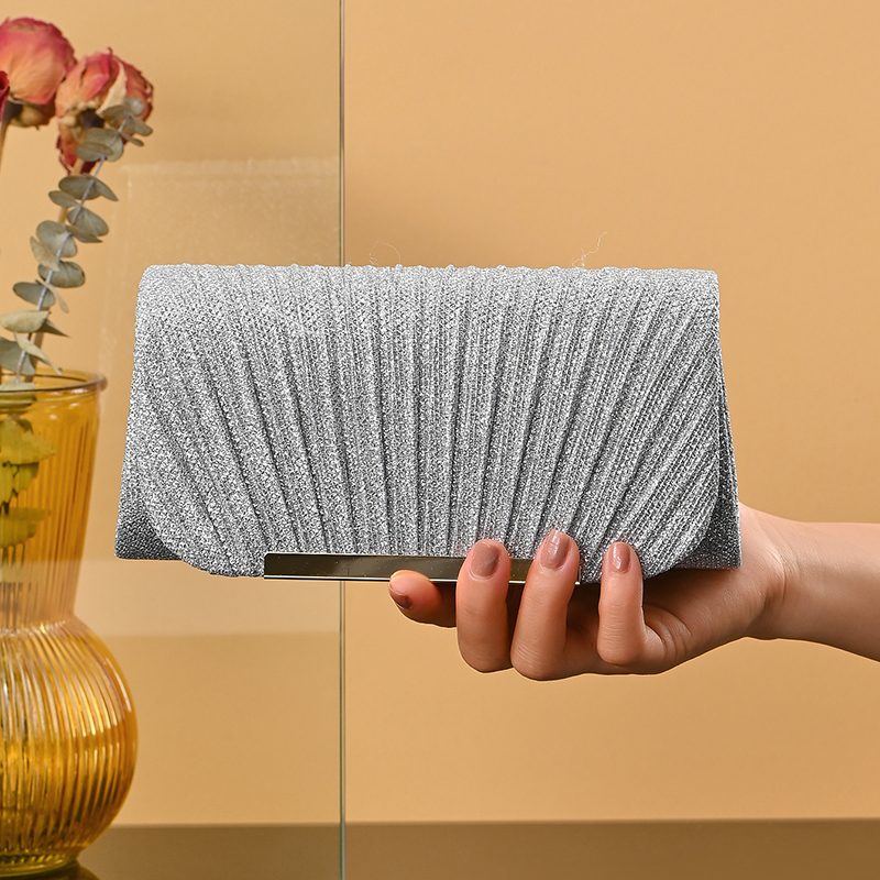 Bolso de mano plateado con dia - Flap Bag Envelope reseña y precio