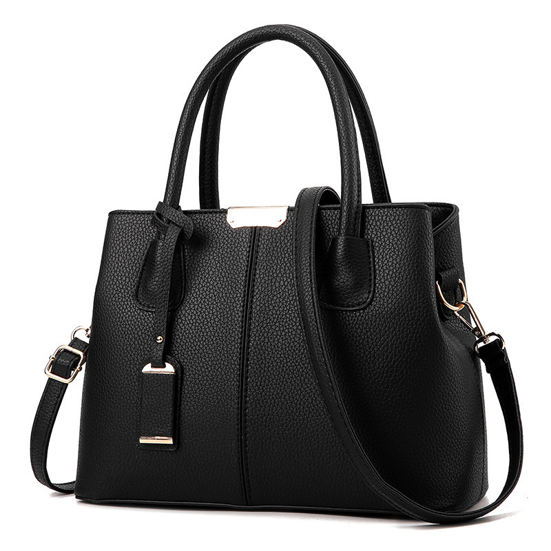 Bolso de cuero PU con asa supe - Top Handle Structured reseña y precio