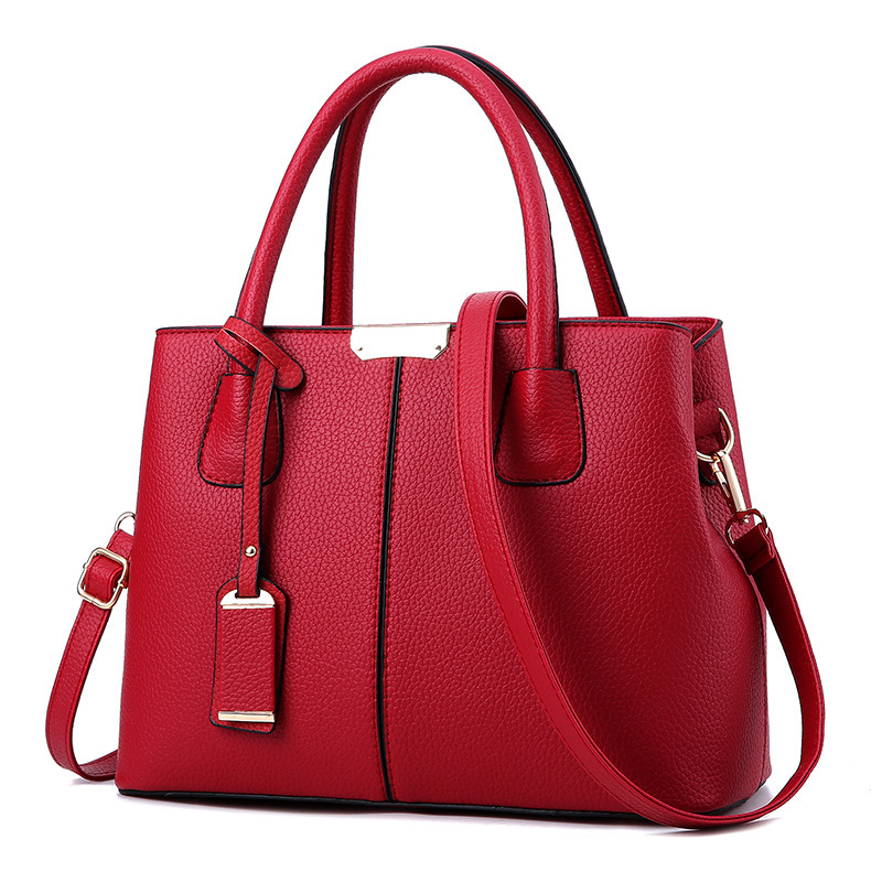 Bolso de cuero PU con asa supe - Top Handle Structured reseña y precio