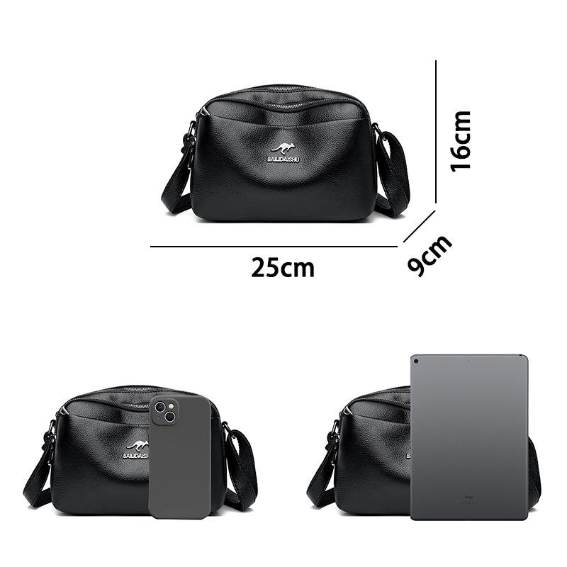 Bolso de hombro de cuero PU ge - Women'S Kangaroo Bags reseña y precio