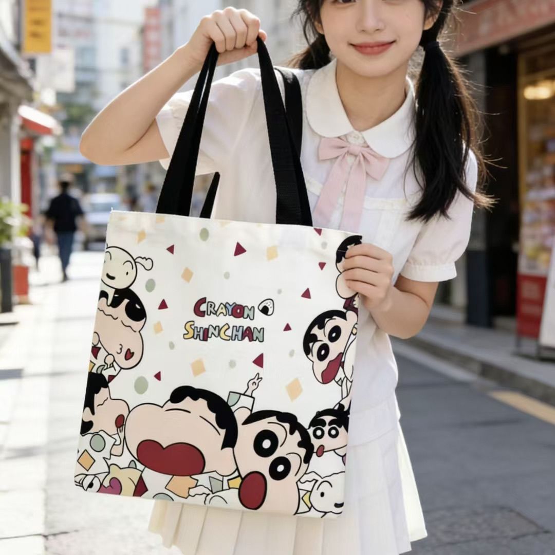Bolsa de Lona con Diseño de Cr - Shopper Tote Canvas reseña y precio