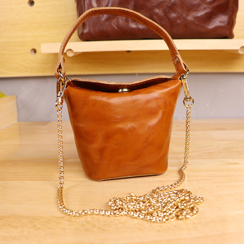 Bolso Mini Tipo Cubo de Cuero  - Women'S Bags Top 10 reseña y precio