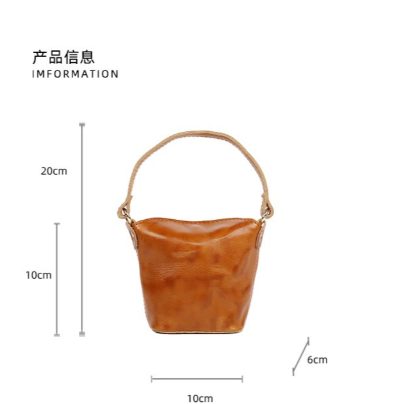 Bolso Mini Tipo Cubo de Cuero  - Women'S Bags Top 10 reseña y precio